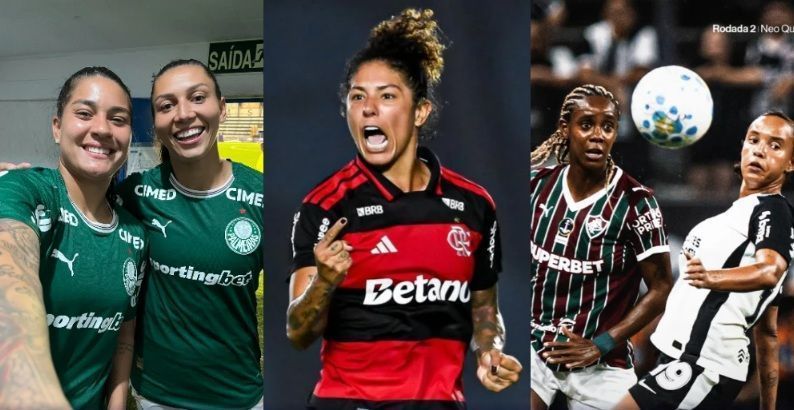 Flamengo e Palmeiras vencem no feminino