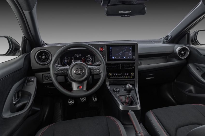 Cabine do novo Toyota GR Yaris • Toyota/Divulgação