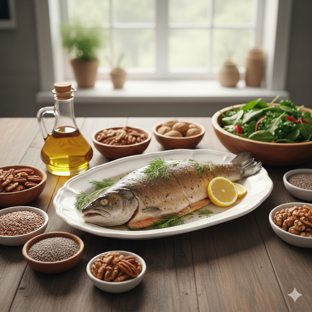 Peixes são a principal fonte de ômega 3