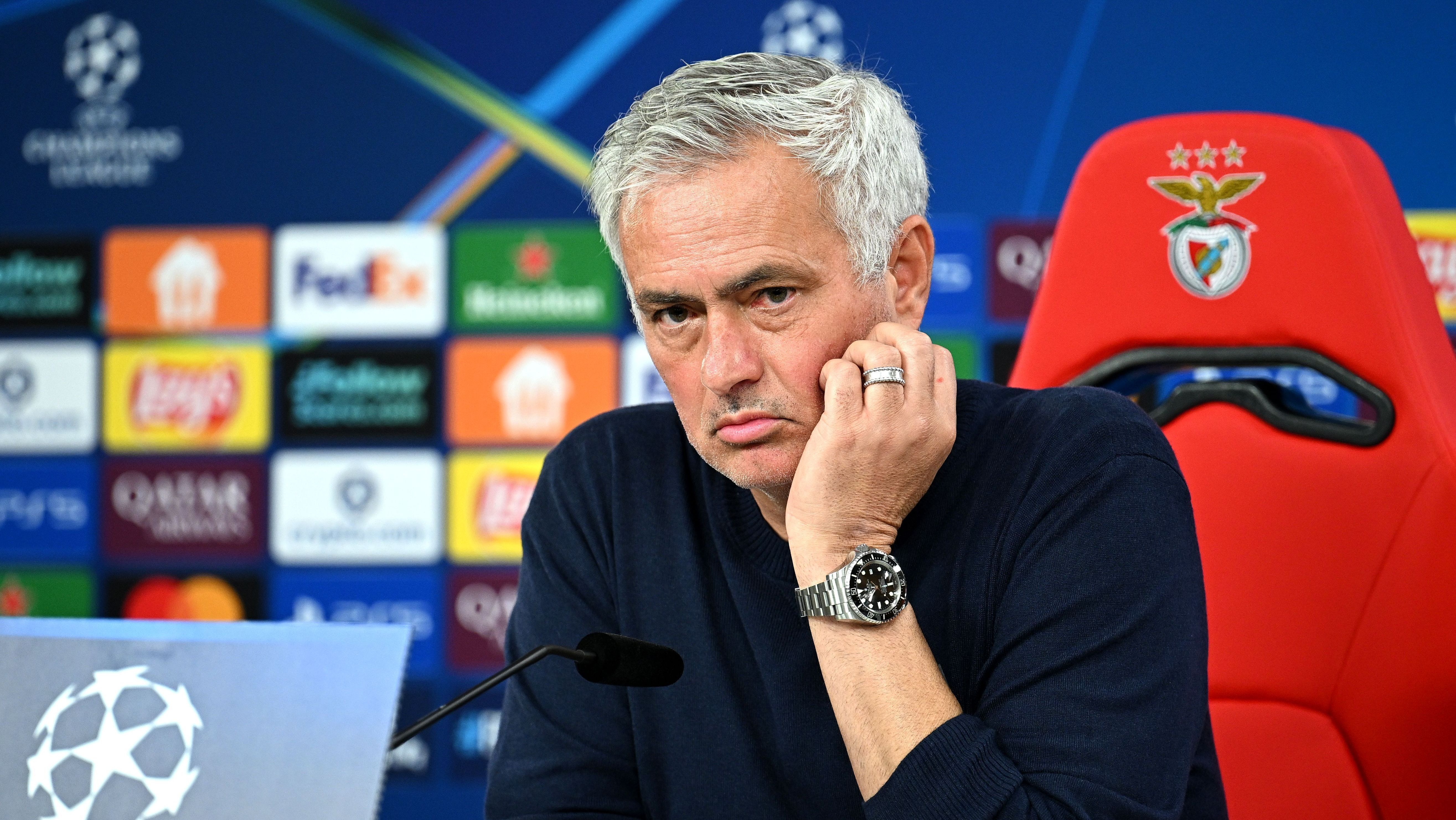 José Mourinho, técnico do Benfica