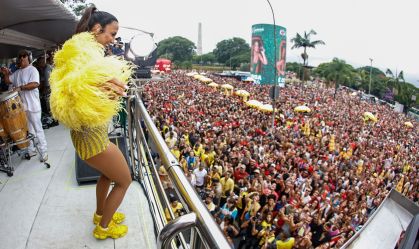 Carnaval: PM estima público de 1,2 milhão em estreia de Ivete em SP