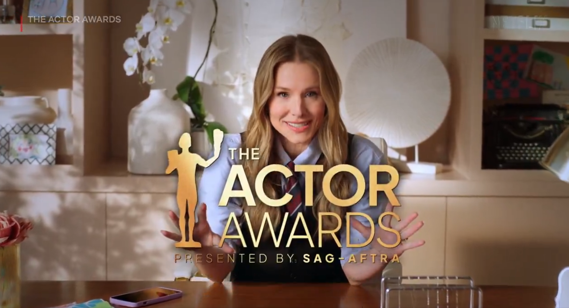 Kristen Bell apresentadora do The Actor Awards 2026