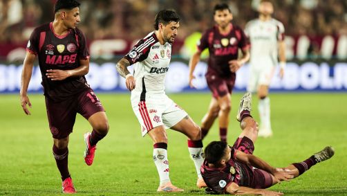 Lanús e Flamengo no primeiro jogo