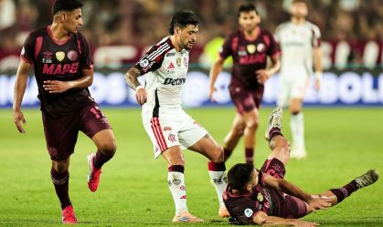 Lanús e Flamengo no primeiro jogo