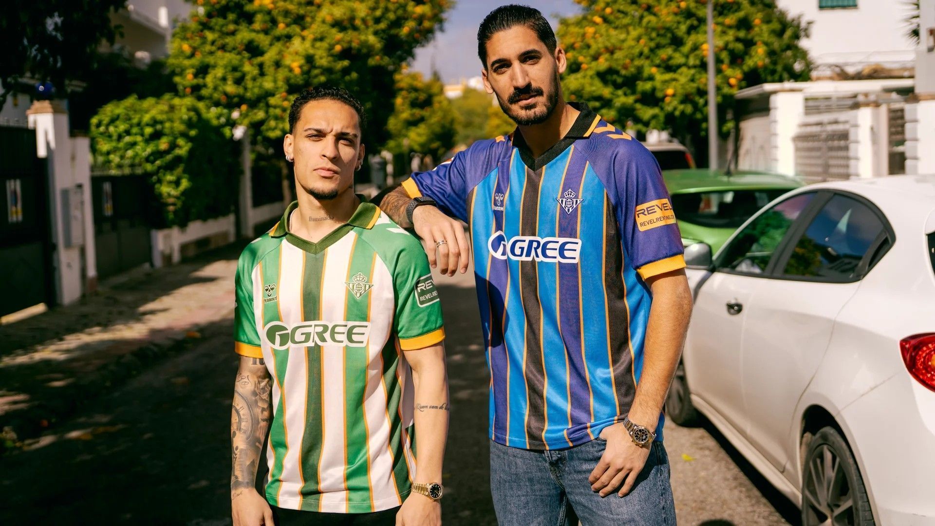 Linha de camisas do Betis é feita de cascas de laranja