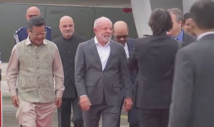 Lula chega na Índia