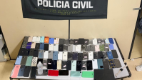 Quase 90 celulares furtados são apreendidos em hotel no Centro de SP