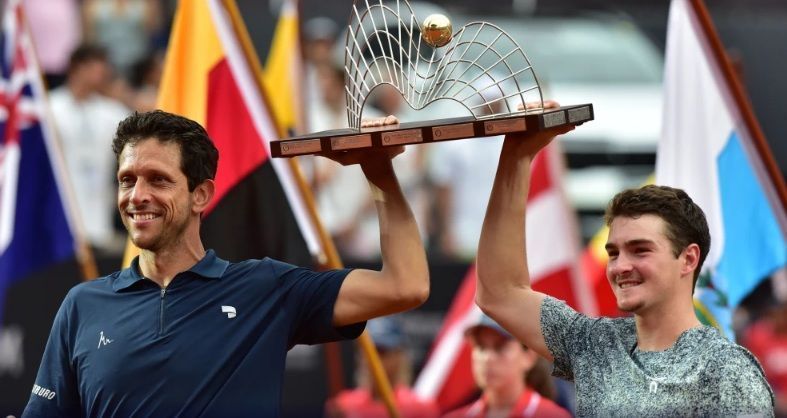 Marcelo Melo e João Fonseca venceram no Rio Open