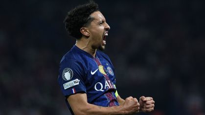 Marquinhos fez um dos gols do PSG contra o Monaco