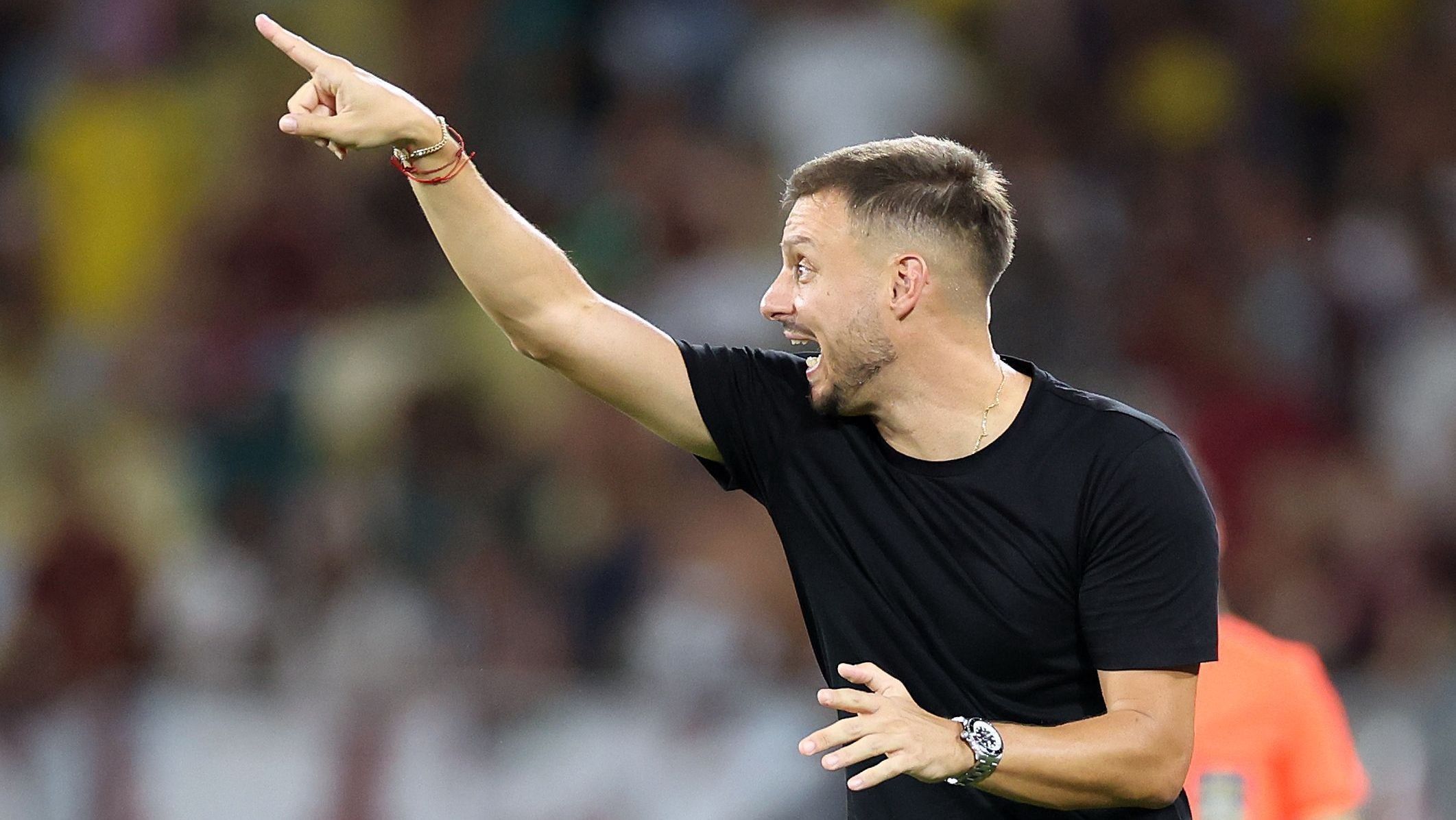 Martin Anselmi durante jogo do Botafogo