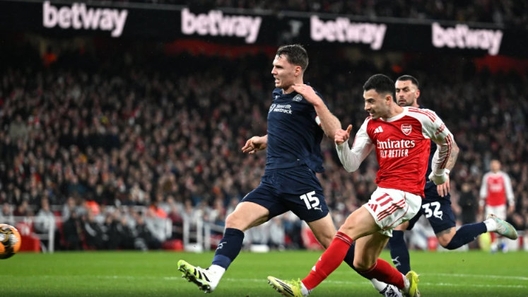 Martinelli marca em Arsenal 4 x 0 Wigan, pela Copa da Inglaterra 20252026