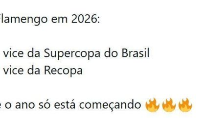 Meme sobre a derrota do Flamengo na Recopa