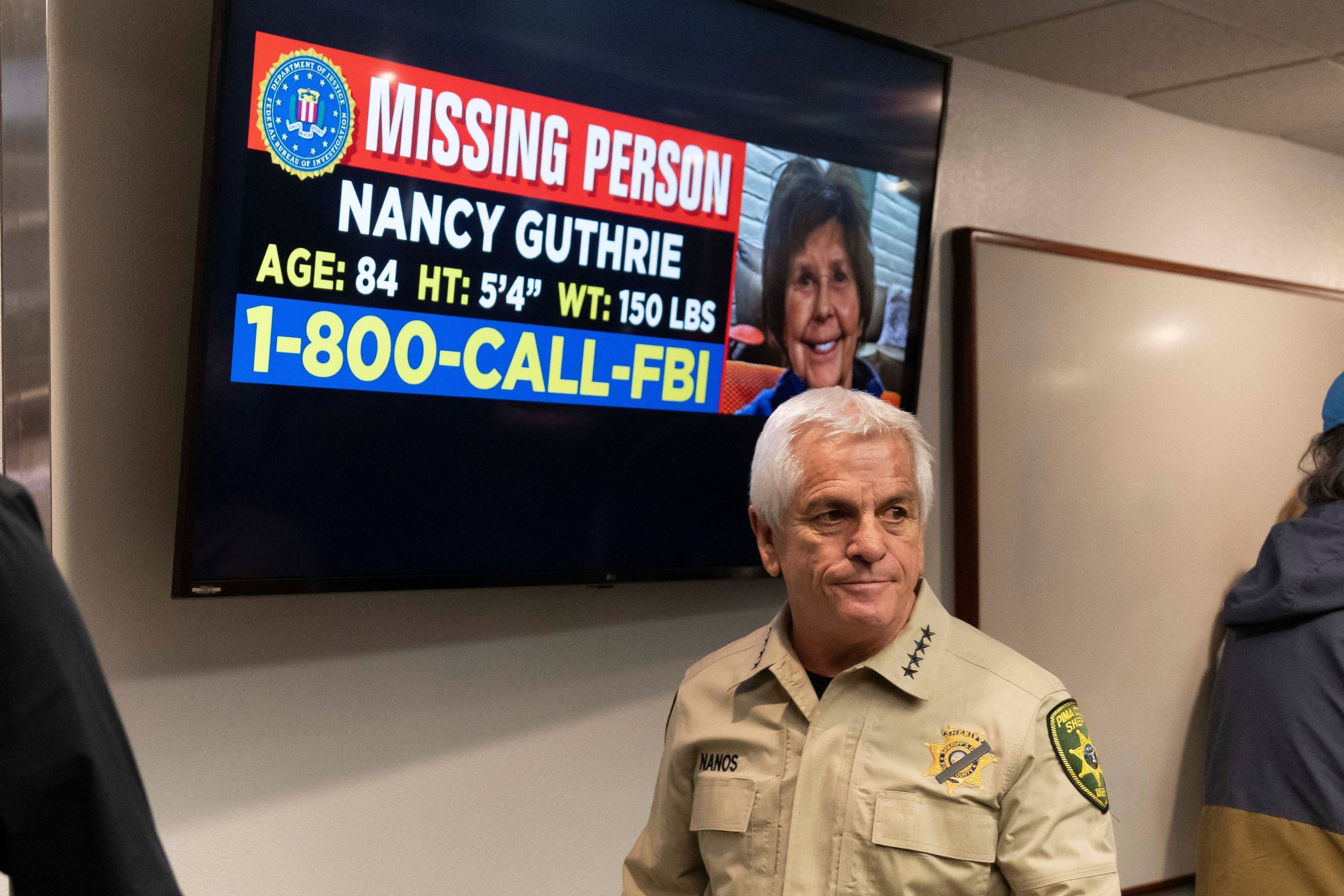 Nancy Guthrie aparece em foto após ser sequestrada
