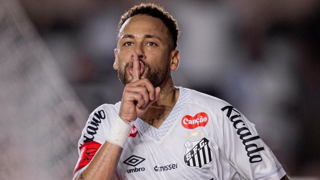Neymar provoca torcida do Vasco após gol