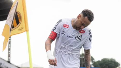 Neymar jogou os 90 minutos contra o Novorizontino