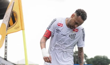 Neymar jogou os 90 minutos contra o Novorizontino