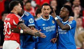 Irmão de Otamendi, do Benfica, posta montagem de Vini Jr. como macaco