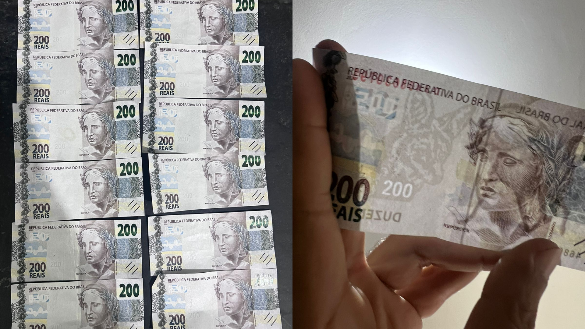 PRESO DINHEIRO FALSO
