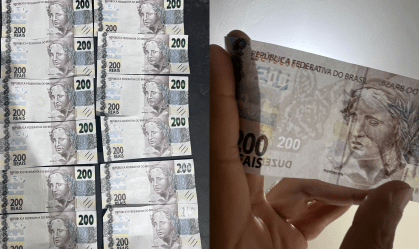 PRESO DINHEIRO FALSO