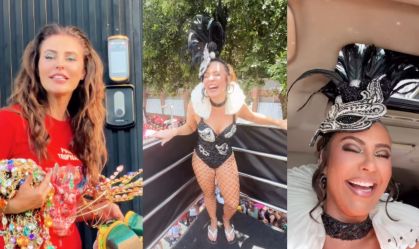 Paolla Oliveira mostra perrengues com fantasias: "Já é carnaval no Brasil"