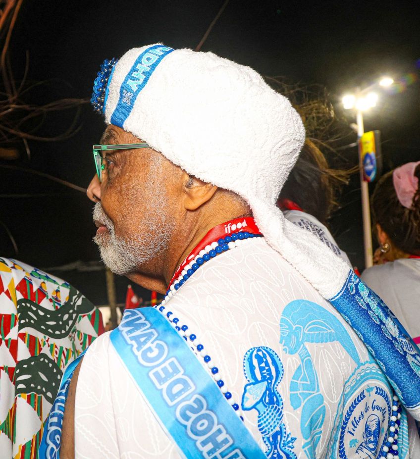 Gilberto Gil durante homenagem a Preta Gil no Expresso 2222 • AgNews/Tomzé Fonseca