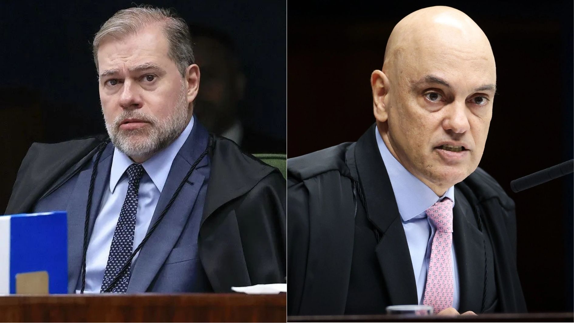 Dias Toffoli e Alexandre de Moraes
