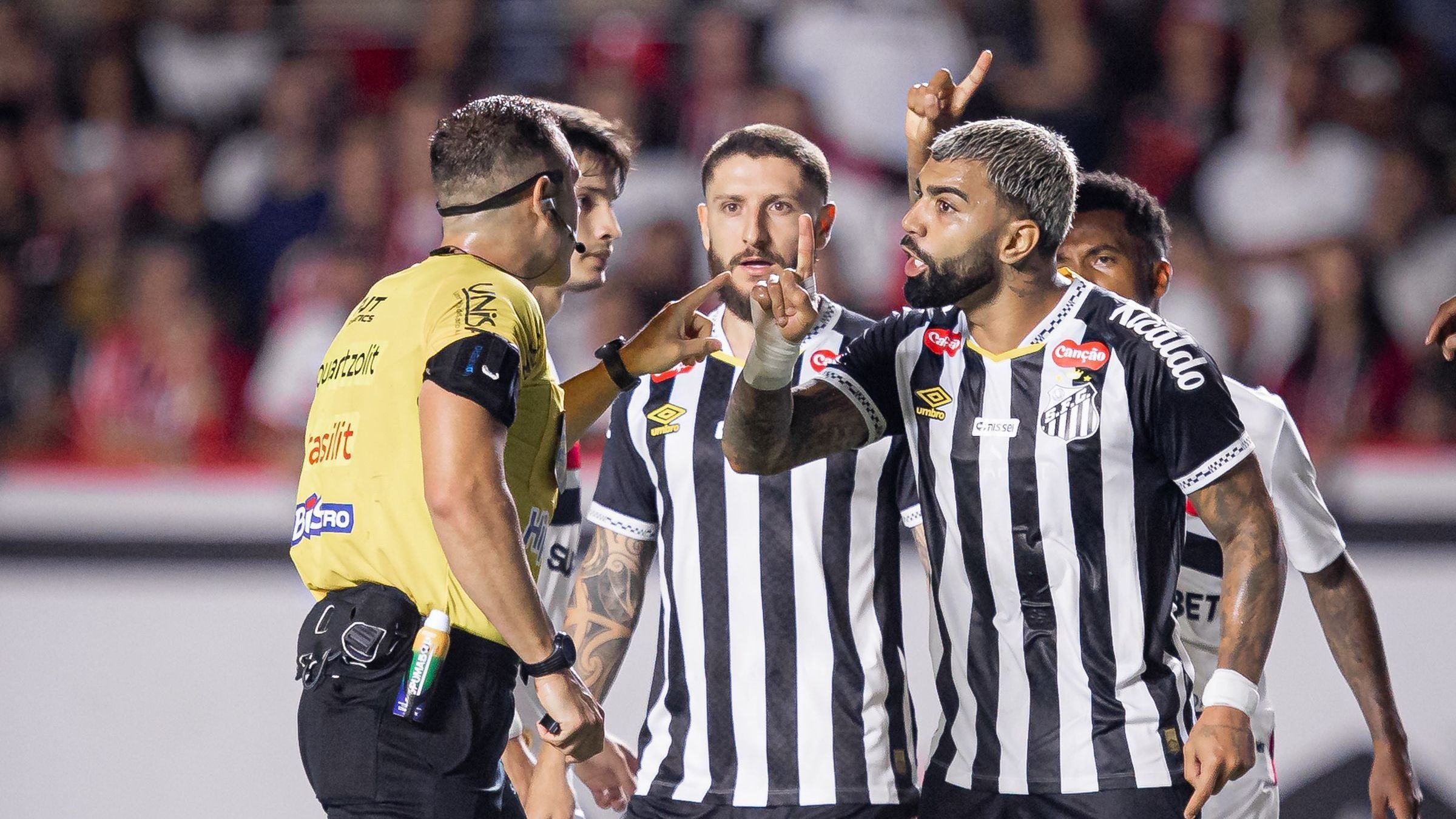 Lance em São Paulo x Santos