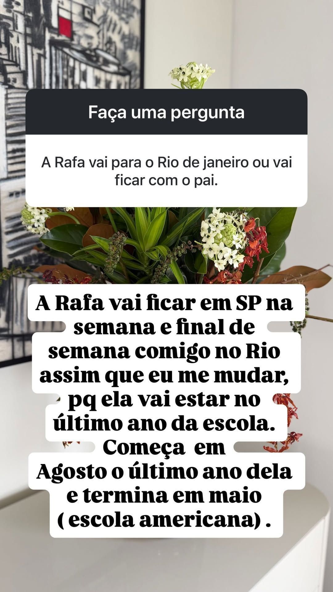 Ticiane Pinheiro fala como ficará Rafa Justus com a mudança da mãe para o Rio • Instagram/ Ticiane Pinheiro