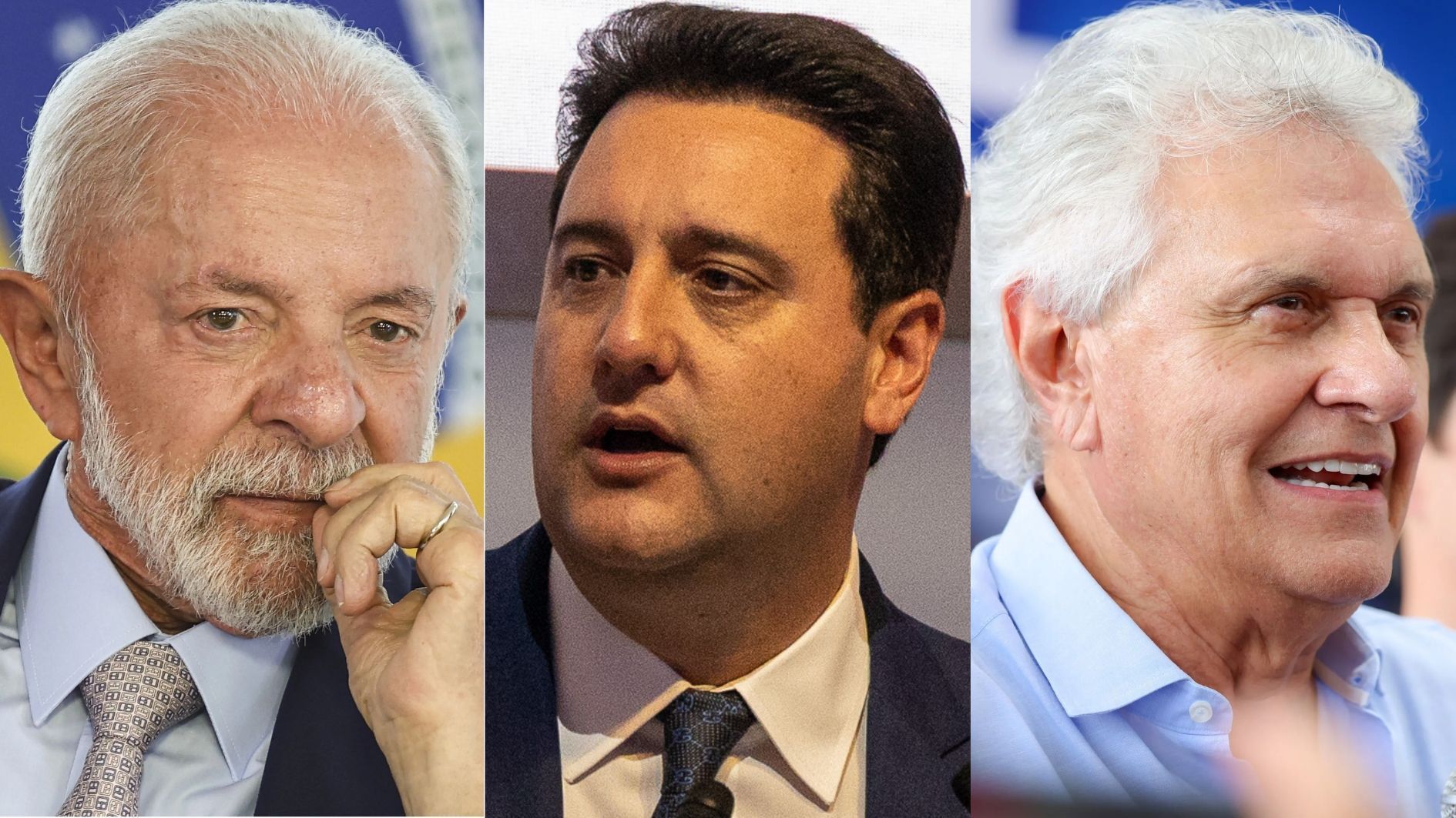 Lula, Ratinho Junior e Ronaldo Caiado
