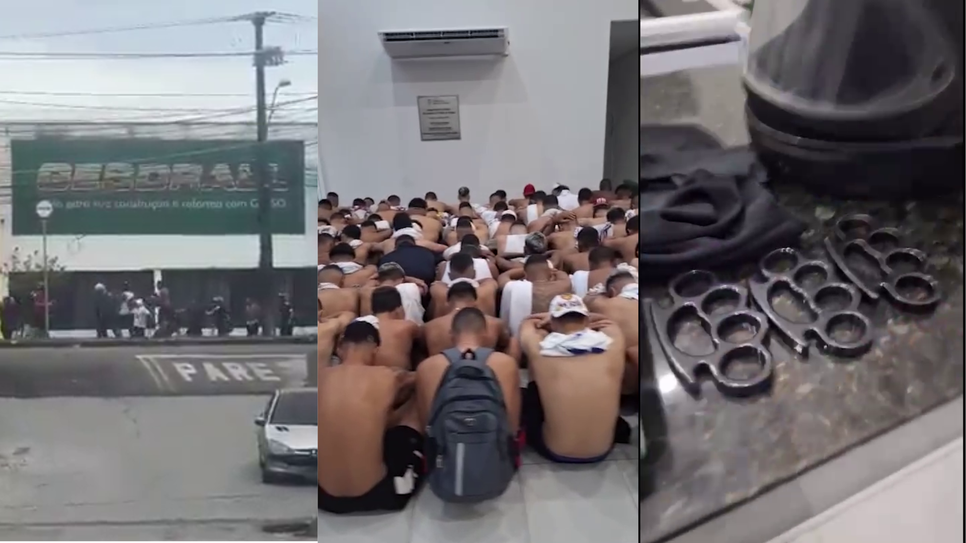 Brigas entre torcidas antes de Fortaleza x Ceará terminam com mais de 350 capturados