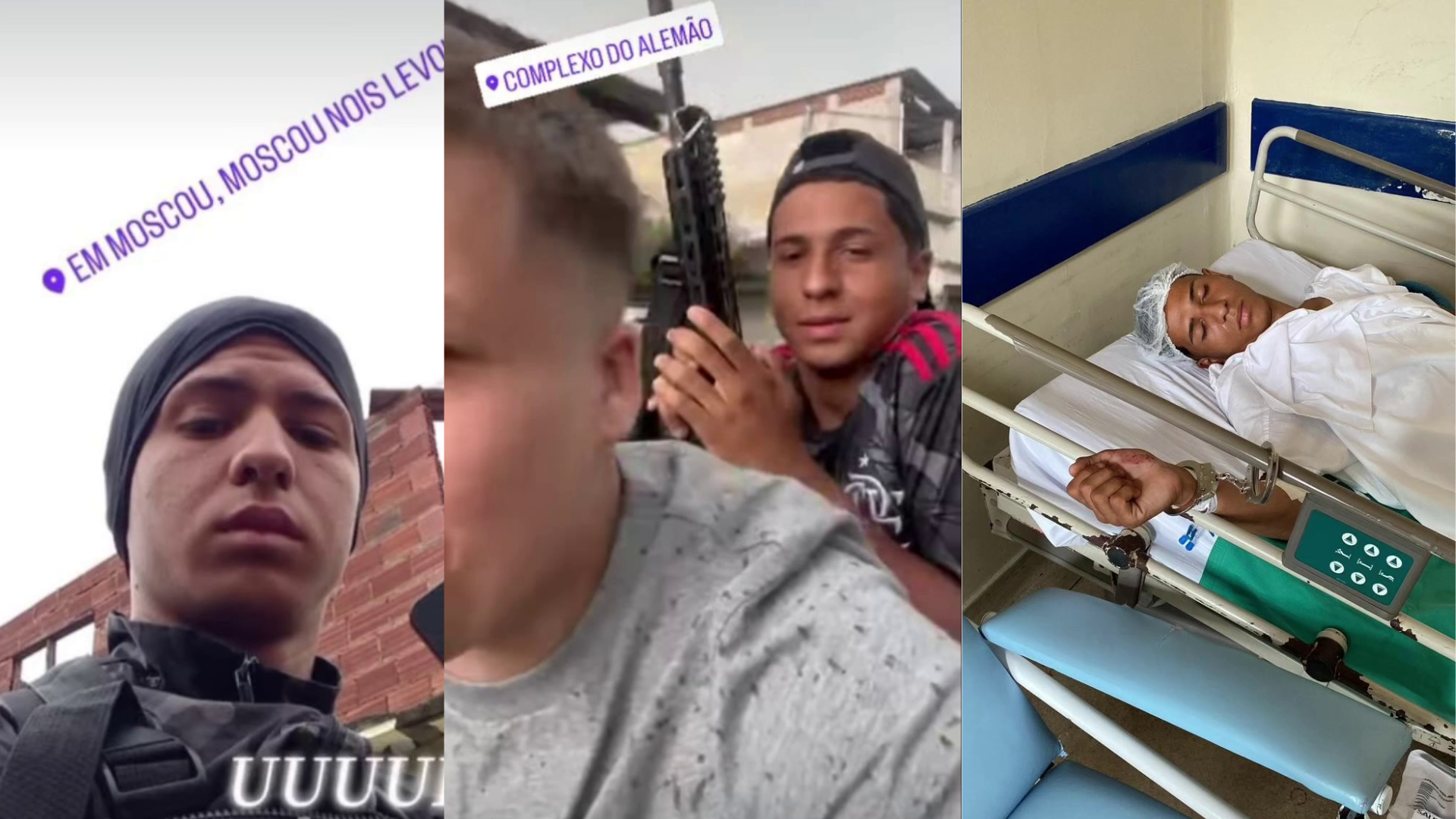 Traficante do Comando Vermelho é preso ao procurar atendimento em hospital