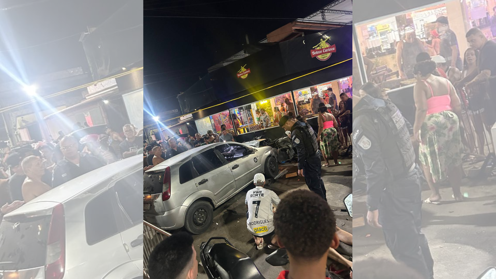 Pelo menos cinco pessoas são atropeladas durante festa de carnaval em praça de Duque de Caxias (RJ)
