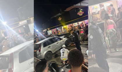 Motorista atropela ao menos cinco pessoas em praça de Duque de Caxias (RJ)