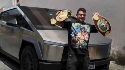 Ex-pugilista Popó Freitas também aderiu à Tesla Cybertruck