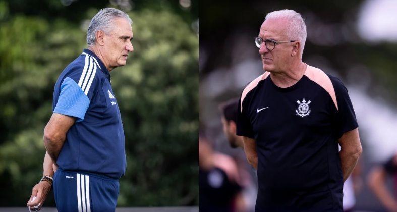 Tite e Dorival se encontrarão em partida do Campeonato Brasileiro