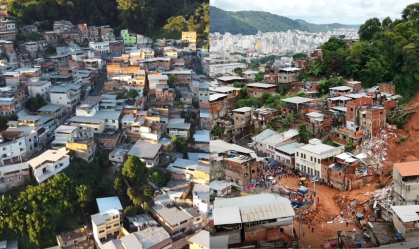 Veja antes e depois de região destruída por chuvas em Juiz de Fora (MG)