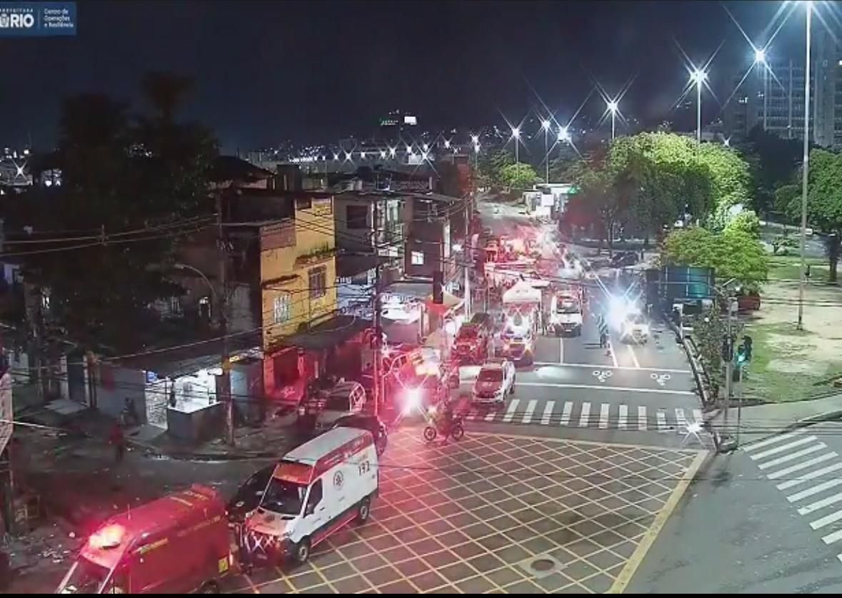 desabamento do rio