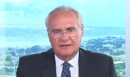 O senador Renan Calheiros (MDB-AL), presidente da CAE (Comissão de Assuntos Econômicos), durante entrevista à CNN