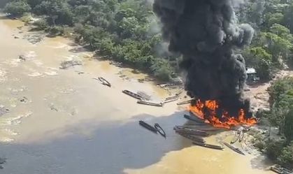Ibama destrói aeronave e apreende ouro de garimpo no Norte do país