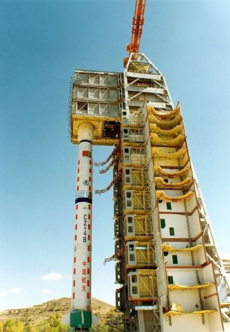 • Lançamento do foguete com o satélite elaborado pelo Brasil e a China