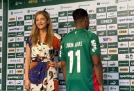 "Recusei proposta do Flamengo", revela Arias em apresentação do Palmeiras