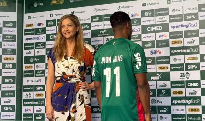 "Recusei proposta do Flamengo", revela Arias em apresentação do Palmeiras