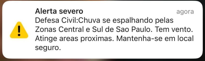 Alerta emitido • Reprodução