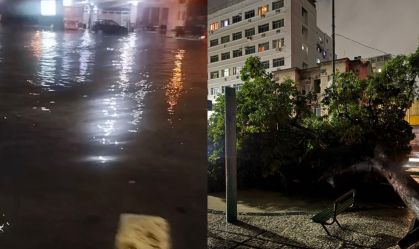 Temporal no RJ já provocou 80 ocorrências, segundo Bombeiros