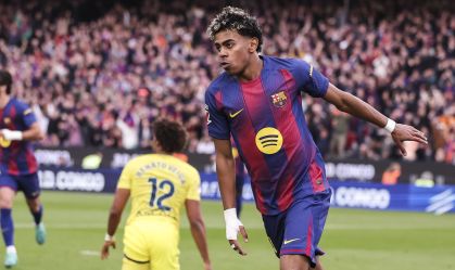 Yamal faz primeiro hat-trick da carreira, e Barcelona atropela Villarreal