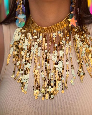 Acessórios com brilho para o Carnaval • Reprodução/Pinterest