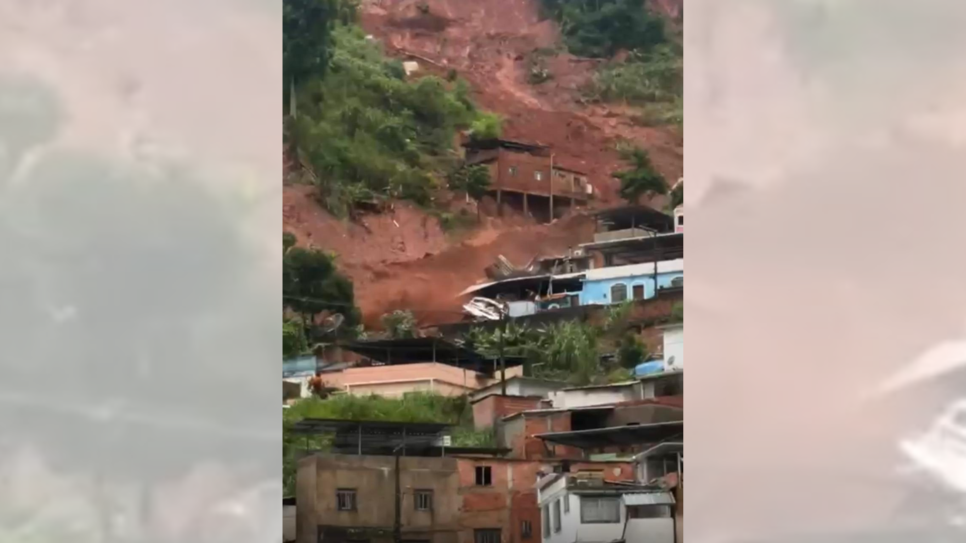 muro desliza casas juiz de fora