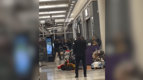 Imagens mostram momento em que polícia atua dentro de shopping em São bernanrdo do Campo
