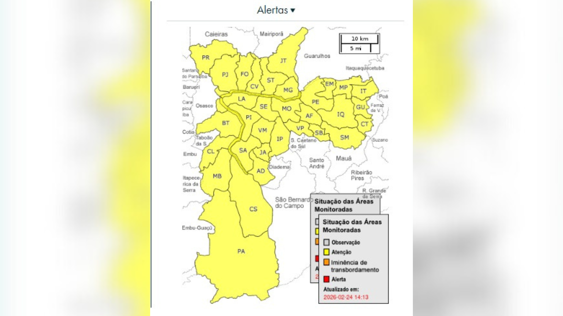 alerta são paulo