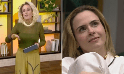 Ana Maria Braga diz que "daria uma surra" em Ana Paula Renault; assista